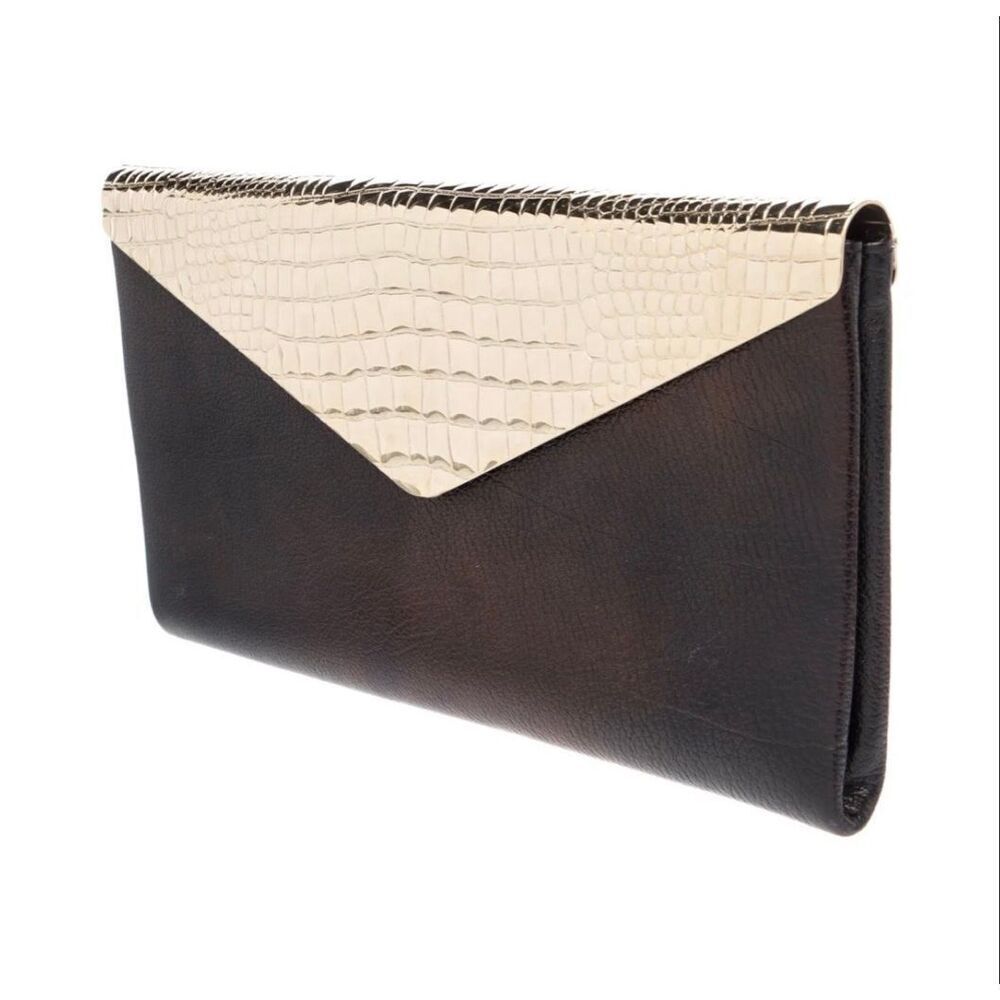 Jimmy Choo Leather Clutch Black